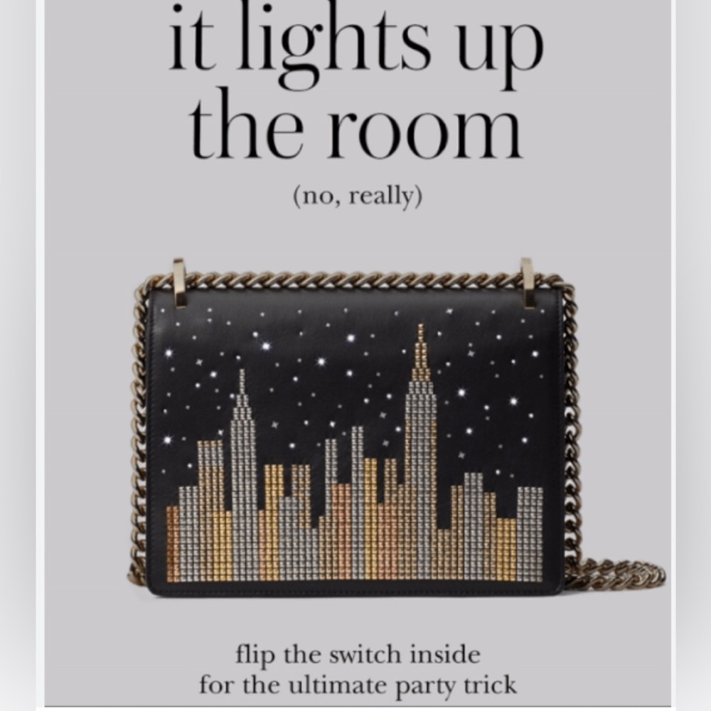 RARE BNWT Kate Spade Glitzy Ritzy Skyline Marci - Picture 16 of 16